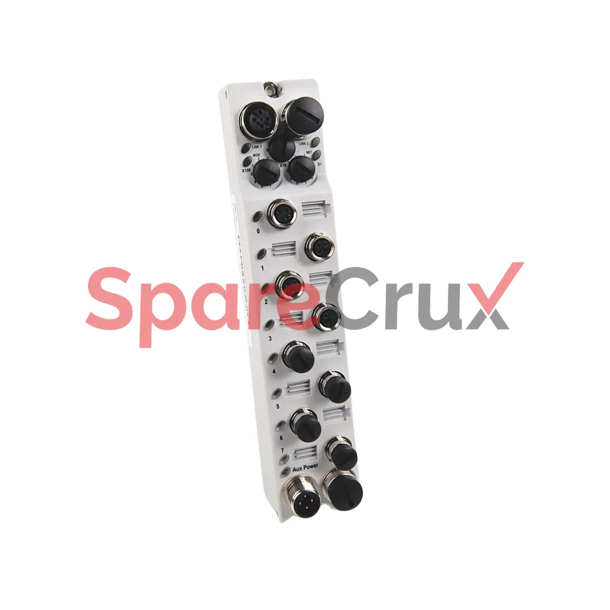 1732E-8CFGM8R | ALLEN BRADLEY | Armor WeldBlock 8-Point Configurable Module, EtherNet/IP, Self-Configuring, DC Micro (M8) with 5-Pin Receptacle