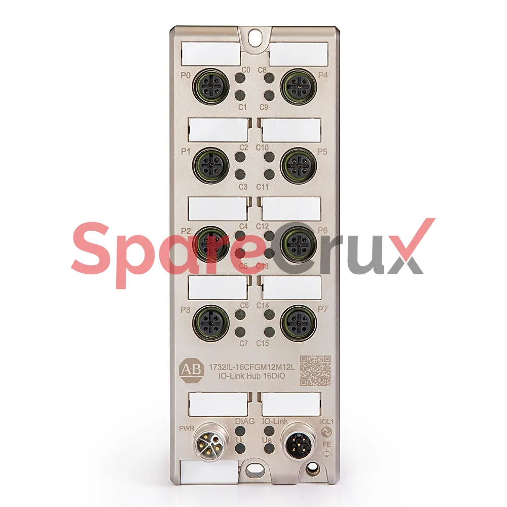 1732IL-16CFGM12M12L | ALLEN BRADLEY | Concentrateur IO-Link ArmorBlock, 16 canaux d'E/S numériques configurables, connecteur d'alimentation M12 codé L