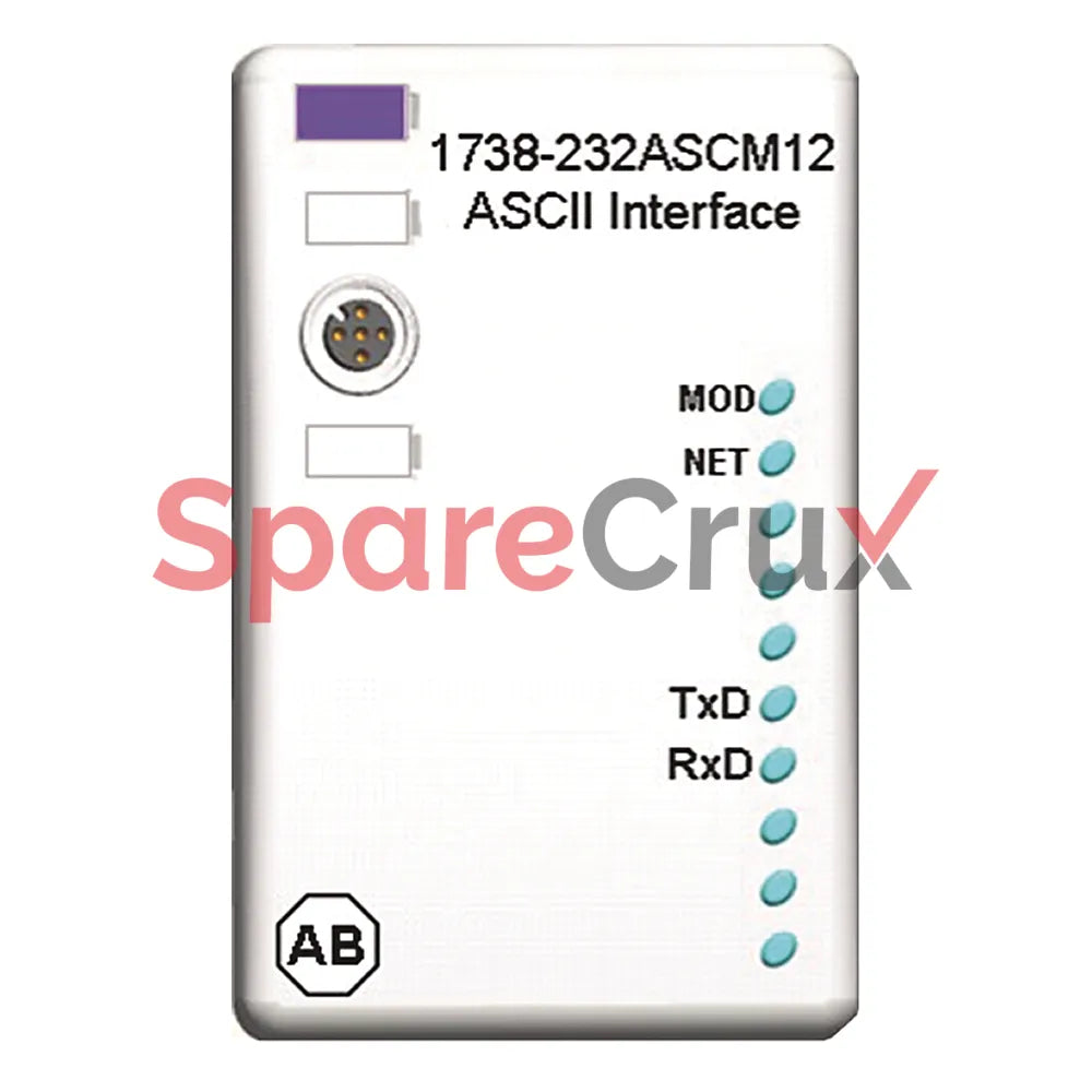 1738-232ASCM12 | ALLEN BRADLEY | ArmorPoint I/O RS-232 ASCII Module with M12 Connectors