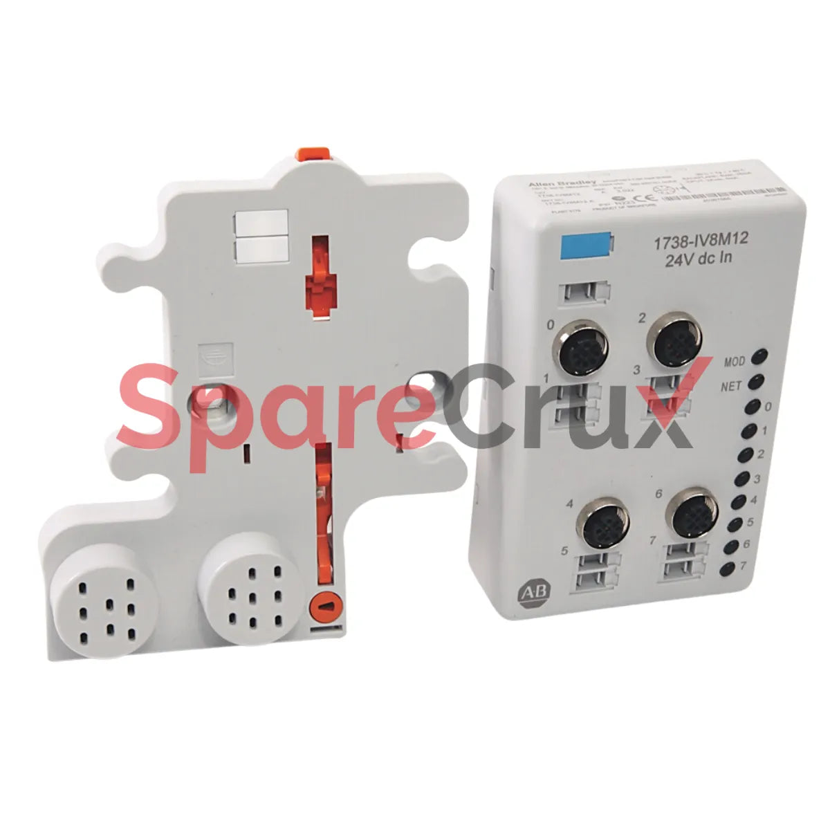 1738-IV8M12 | ALLEN BRADLEY | ArmorPoint I/O 8-Channel 24V DC Sourcing Input Module with M12 Connectors