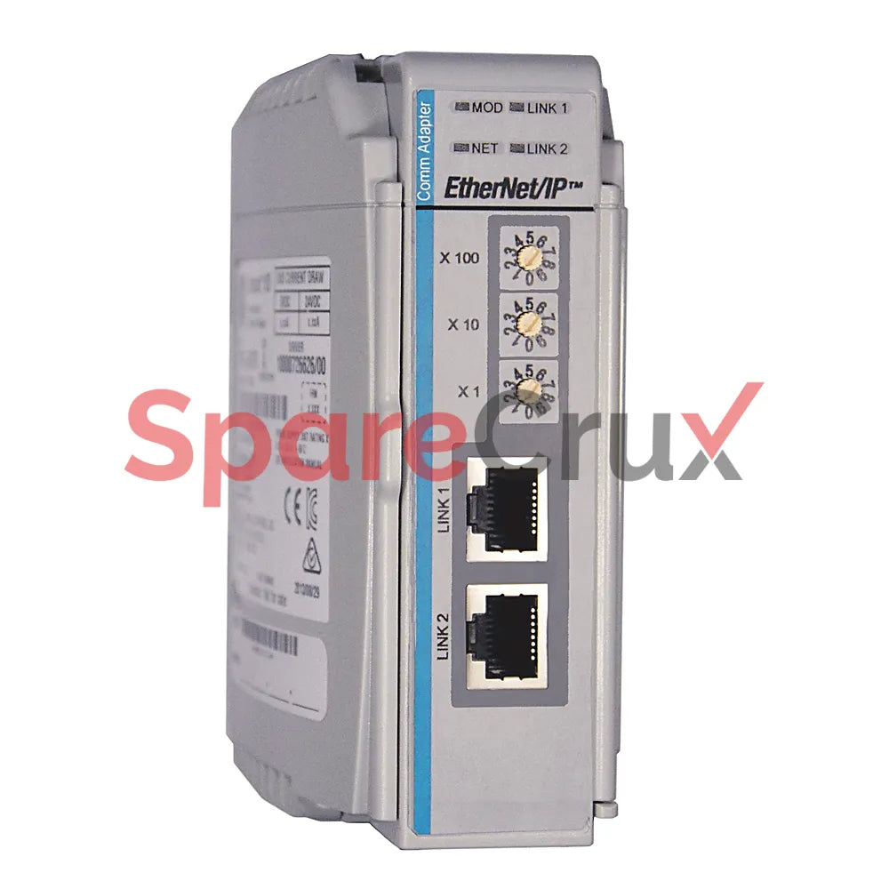 1769-AENTRK | ALLEN BRADLEY | CompactLogix Dual-Port EtherNet/IP Adapter Module, Conformal Coated