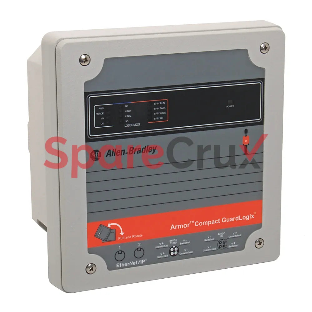 1769-L37ERMOS | ALLEN BRADLEY | Armor CompactLogix 5370 Controller with 4 MB Memory, Supports Integrated Motion, Safety Rated