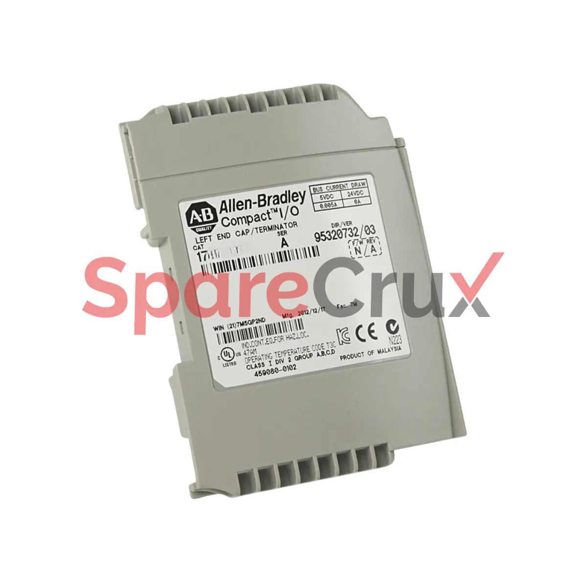 1769-ECLK | ALLEN BRADLEY | CompactLogix End Cap/Terminator, Left End, Conformal Coated