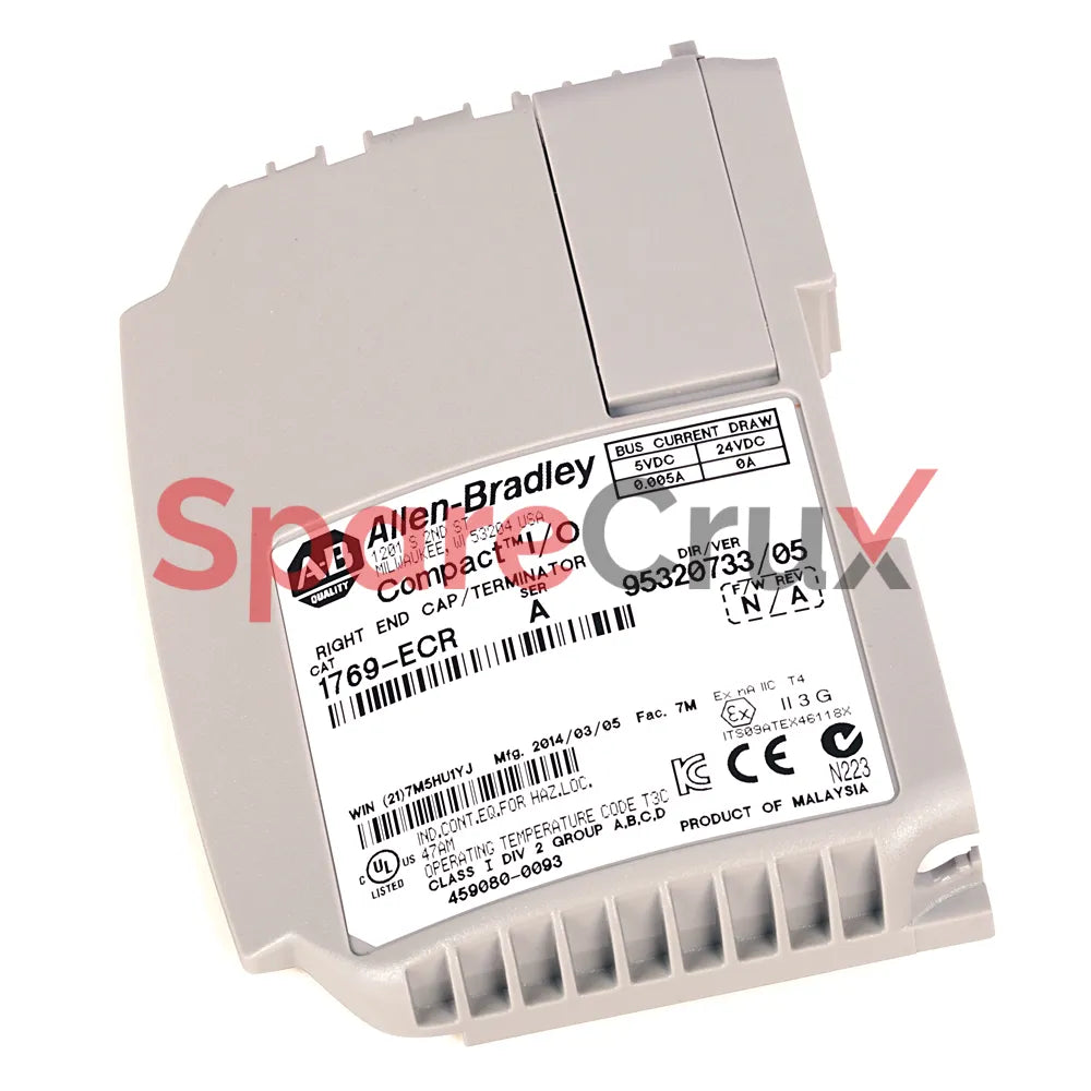 1769-ECR | ALLEN BRADLEY | CompactLogix End Cap/Terminator, Right End