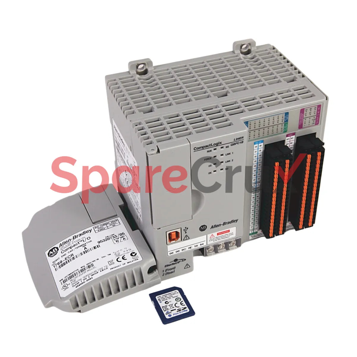 1769-L24ER-QBFC1BK | ALLEN BRADLEY | CompactLogix 5370 L2 Controller with 1 MB Memory, 14 Digital Inputs, 10 Digital Outputs, 4 Analog Inputs, 2 Analog Outputs, Conformal Coated