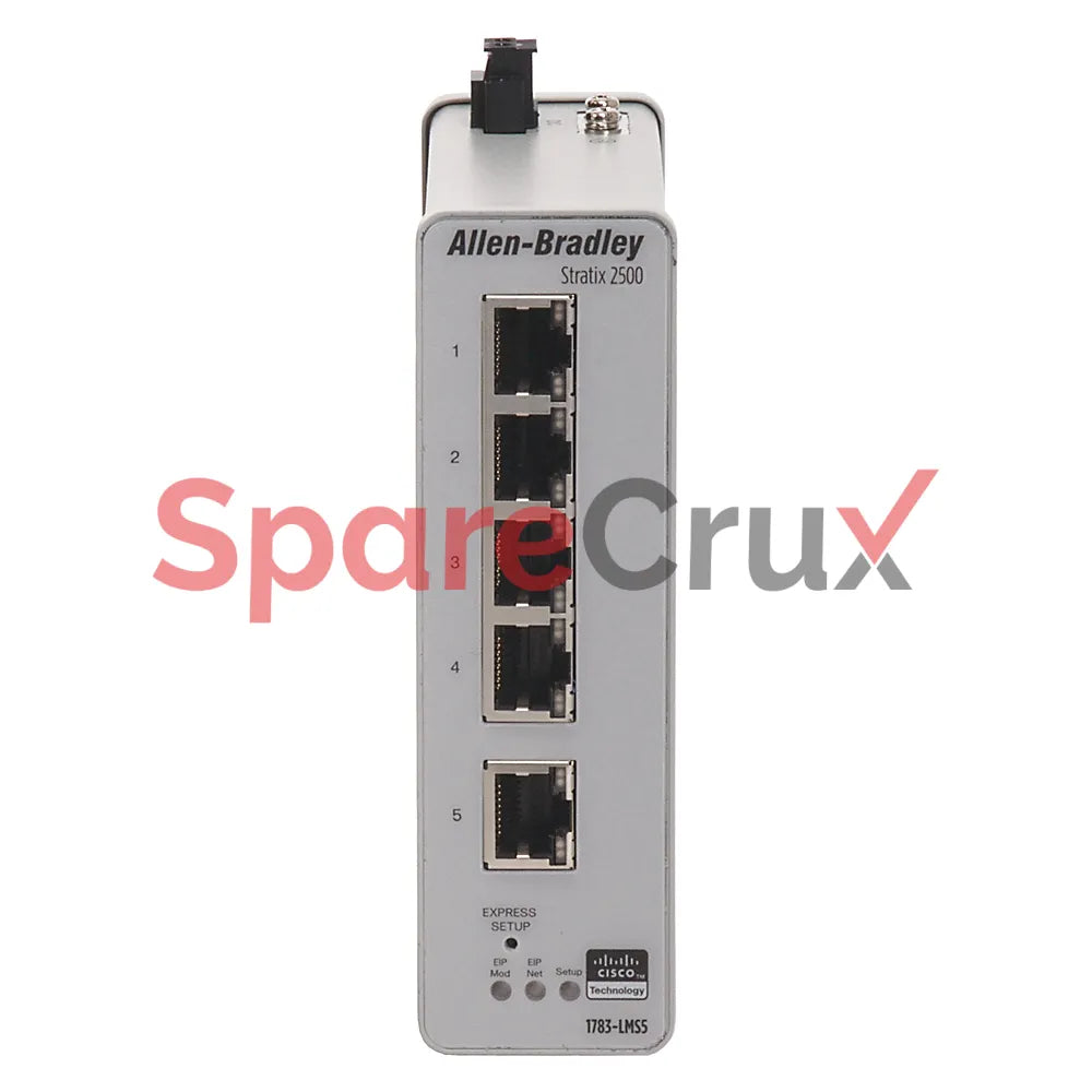 1783-LMS5 | ALLEN BRADLEY | Stratix 2000 Unmanaged Ethernet Switch with 5 Fast Ethernet ports.