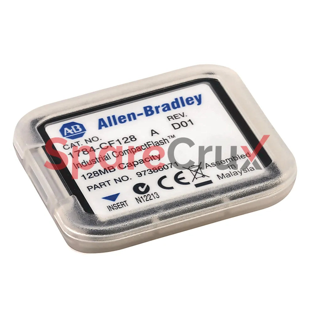 1784-CF128 | ALLEN BRADLEY | CompactFlash Memory Card, 128 MB
