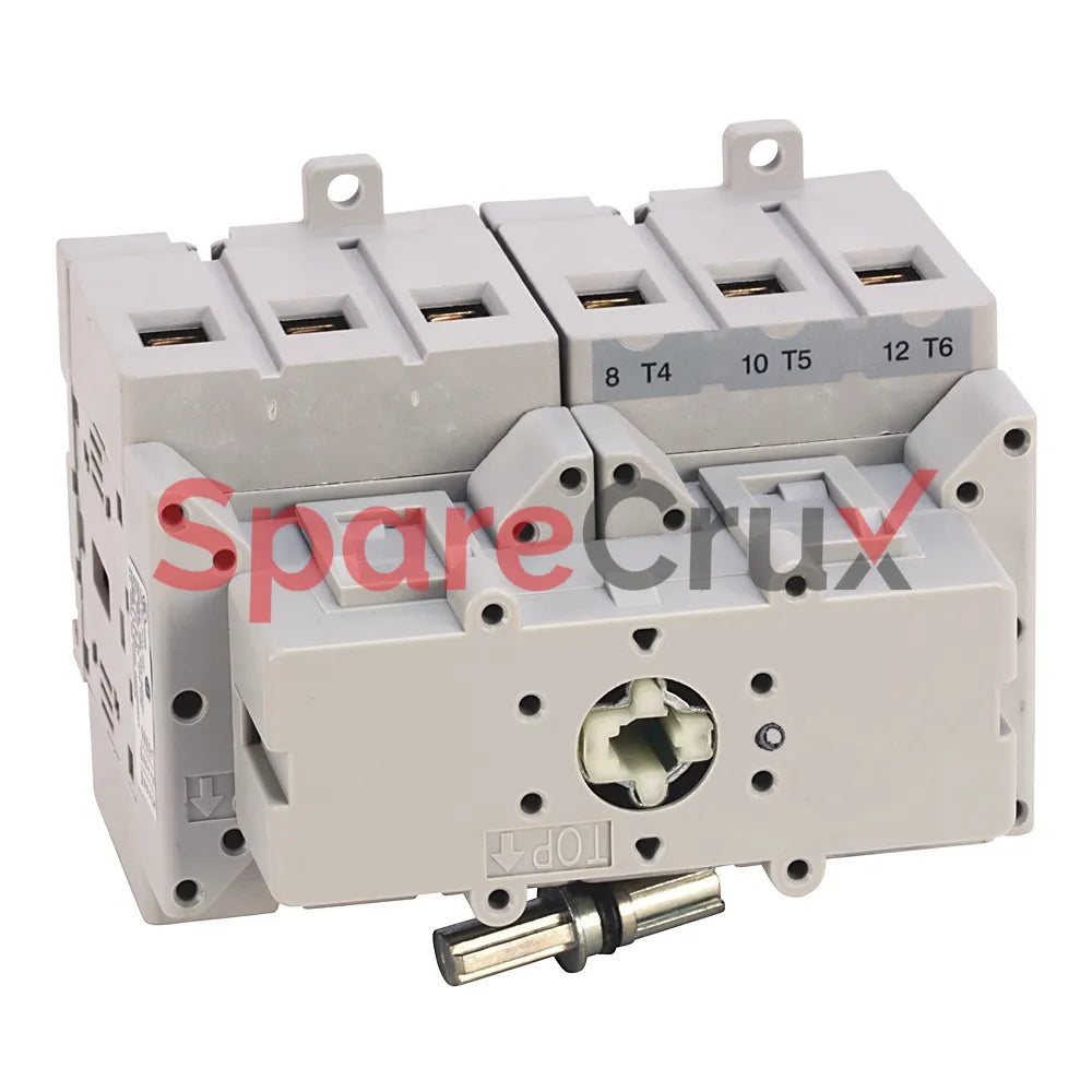 194E-E63-1753-6A | ALLEN BRADLEY | 63A Load Switch, Open - Front/Door, OFF-ON 90°, 3 Poles, Supplied with a Type A Black/Grey Actuator