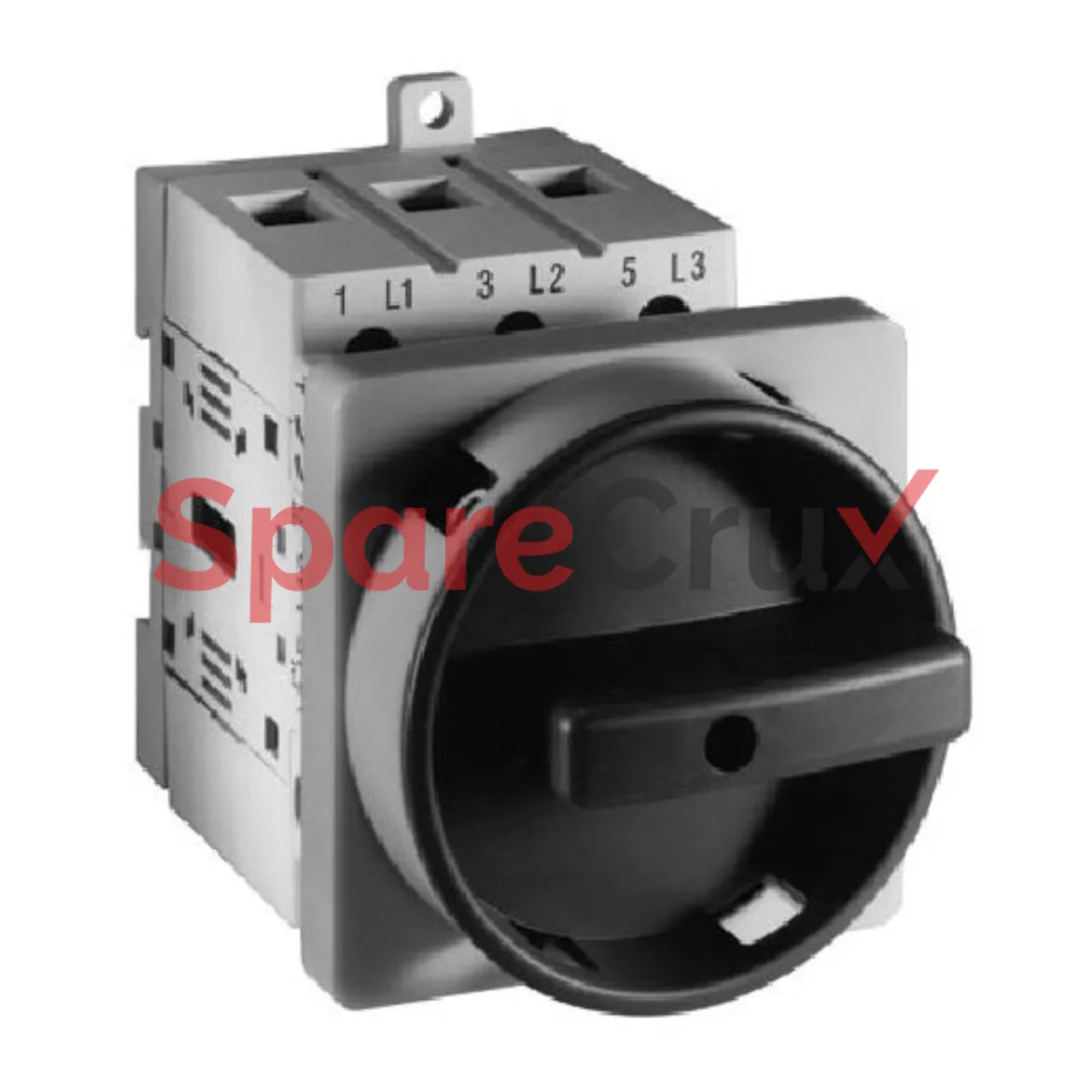 194E-Y80-1753-6A | ALLEN BRADLEY | 80A Load Switch, Enclosed - Base/DIN Rail, OFF-ON 90°, 6 Poles, Supplied with a Type A Grey/Black Actuator