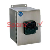 194E-CA40-P11 | ALLEN BRADLEY | 40A Load Switch, Open - Base/DIN Rail, OFF-ON 90°, 3 Poles, Supplied with a Grey/Black Actuator