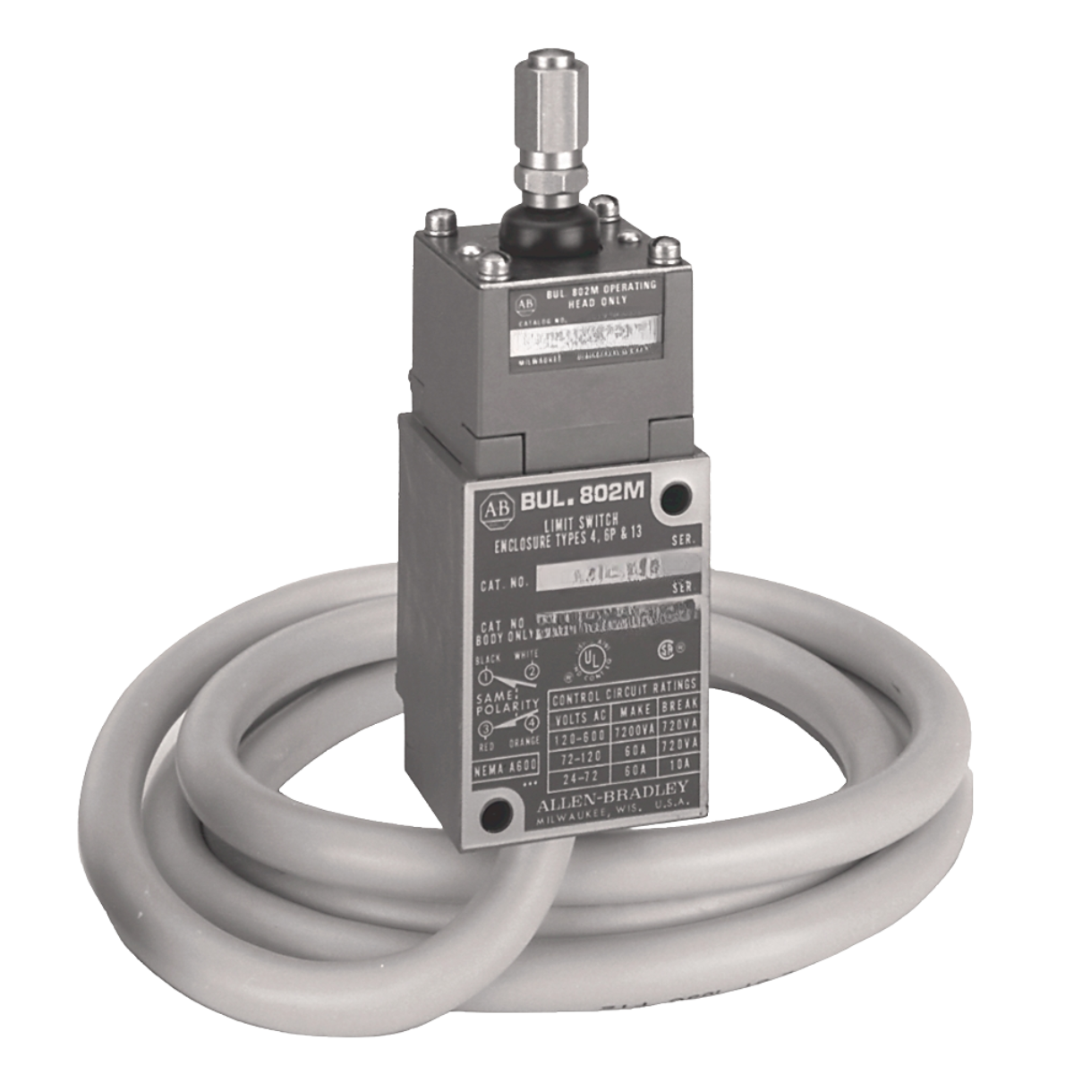 802M-BAJ1 | ALLEN BRADLEY | Factory Sealed Limit Switch