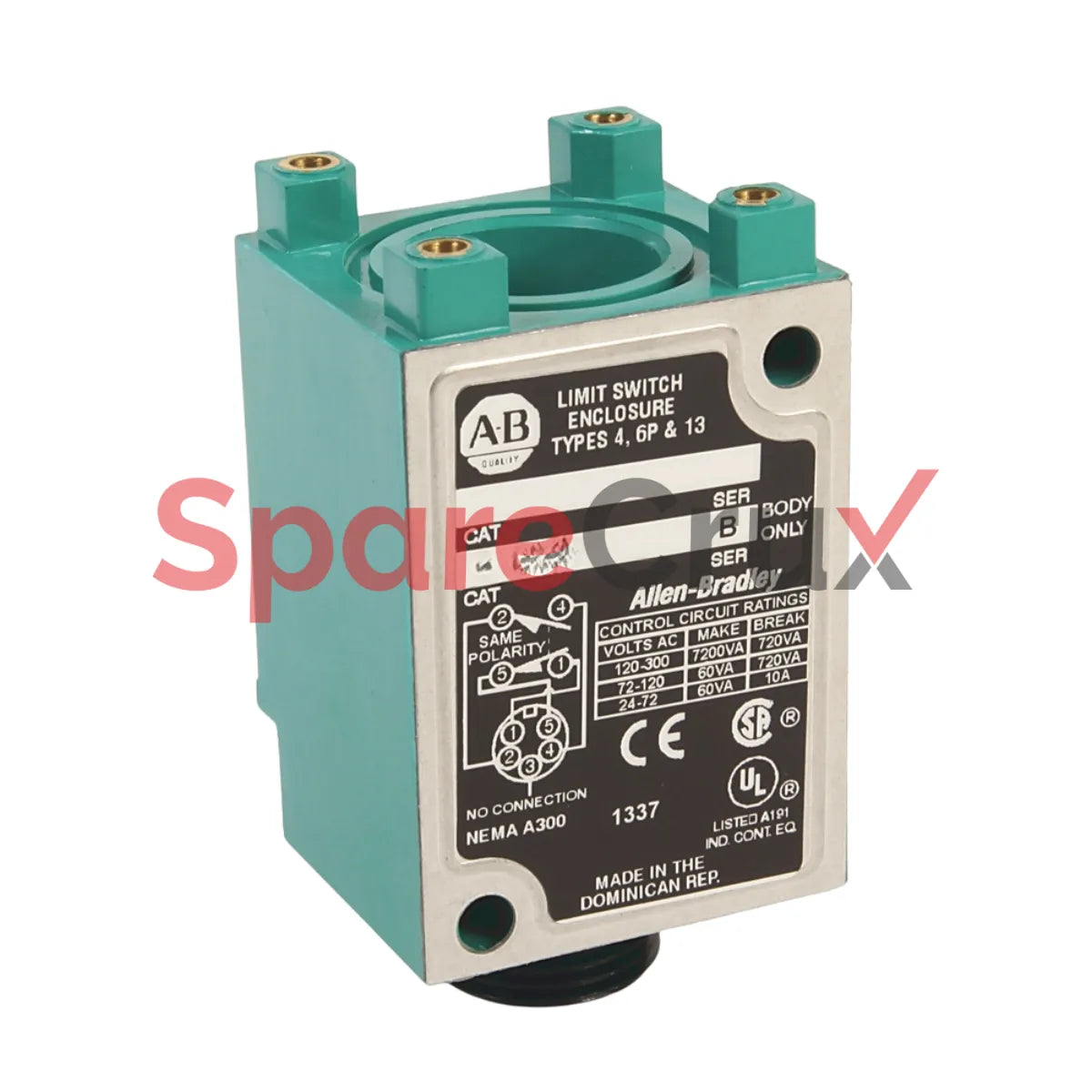 802M-XJ1L1F | ALLEN BRADLEY | Factory Sealed Limit Switch
