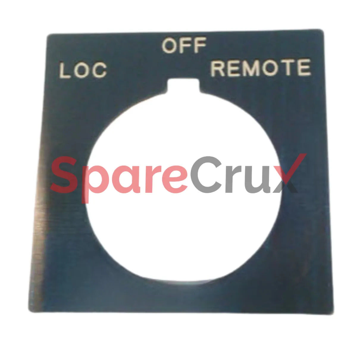 800H-W055 | ALLEN BRADLEY | 30mm 800H LOC-OFF-REMOTE Grey Leg. Plate
