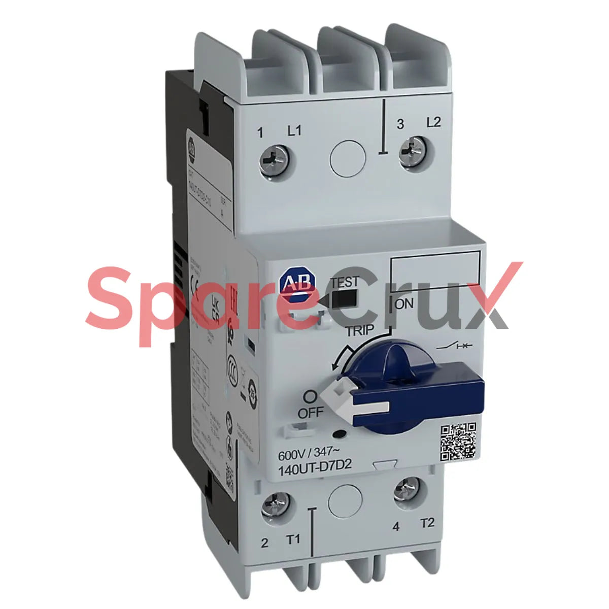 140UT-D7D2-B30 | ALLEN BRADLEY | 2-Pole, 30A Current Limiting Circuit Breaker, D-Frame