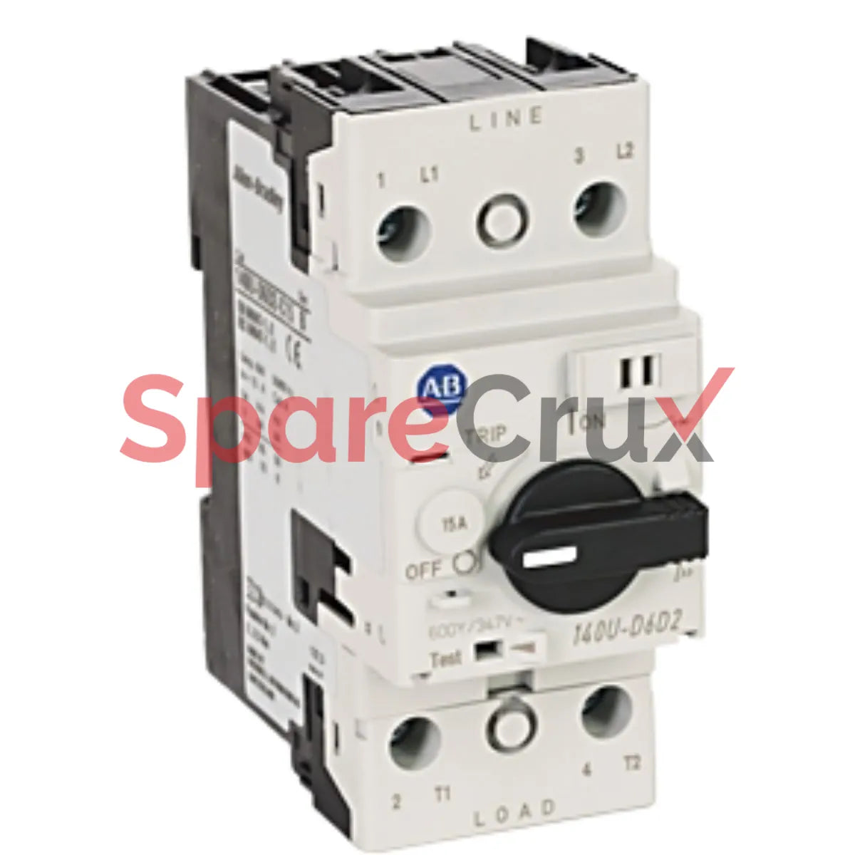140U-D6D2-C15 | ALLEN BRADLEY | Circuit Breaker 2-Pole 15 A