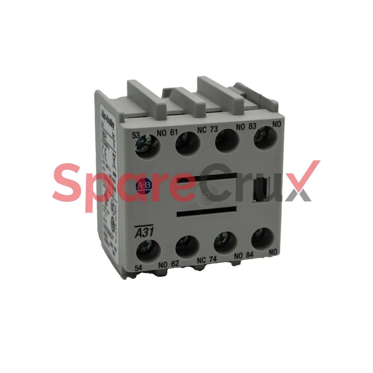 100-F | ALLEN BRADLEY | Auxiliary Contact, 4 Contact, 1NC + 3NO, Front Mount