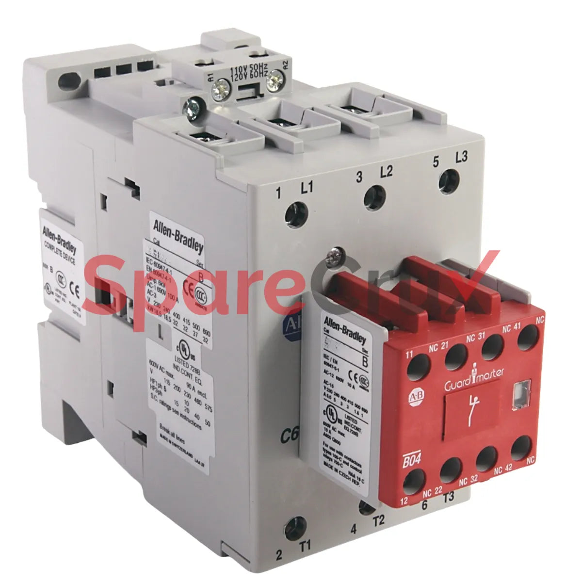 100S-C72KF22C | ALLEN BRADLEY | 72 A Safety Contactor