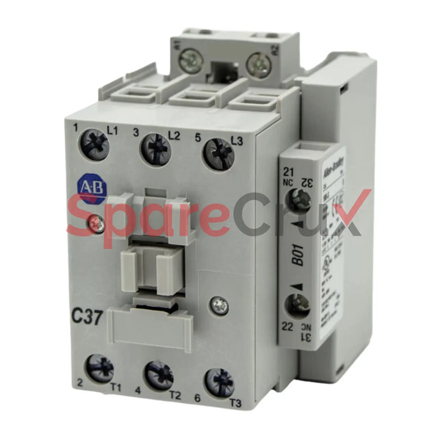 100-C37T00 | Allen Bradley Iec Contactor Screw Terminals 37A 0 N.o. N.c. Auxiliary Contact