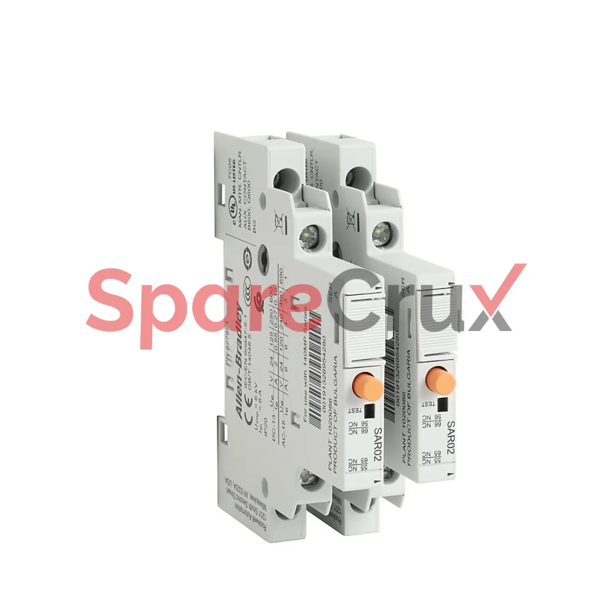140MP-A-ASAR20 | ALLEN BRADLEY | Motor Protection Circuit Breaker, A Frame, Auxiliary Contact Block, 20-Pole Reversing