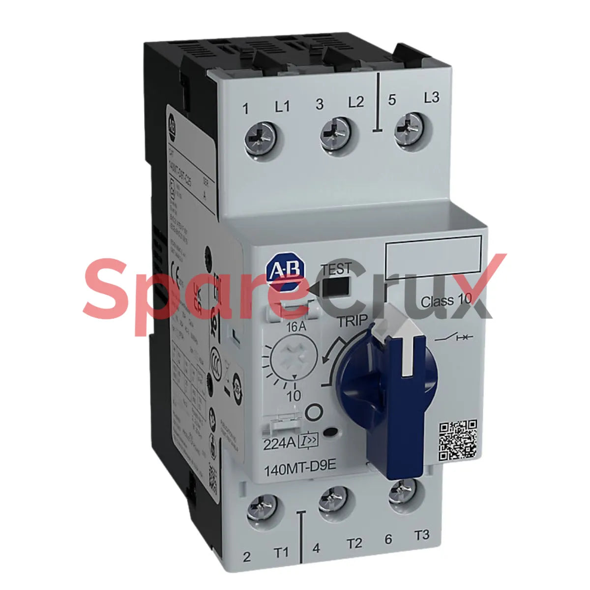 140MT-D9E-B63 | ALLEN BRADLEY | MPCB, Standard Magnetic Trip (Fixed at 14 x Ie), 1 - 4 A, Performance, Frame Size D9E, 1 NO + 1 NC, B Series