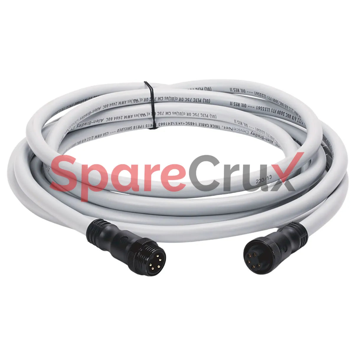 1485C-P4N5-C | ALLEN BRADLEY | DeviceNet Cable, Thick Media, Mini Straight Female to Unterminated, 4 m (13.12 ft), 5-Pin, Grey PVC Jacket