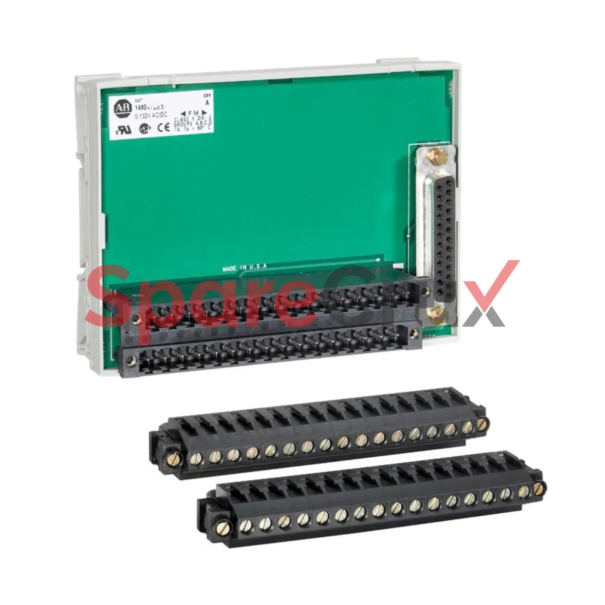 1492-RAIFM8TC-3 | ALLEN BRADLEY | Analog Interface Module with Field Removable Terminal Block, 25-Pin Cable Header, Feed-Through, 8-Channel Thermocouple Input with 3 Terminals per Channel