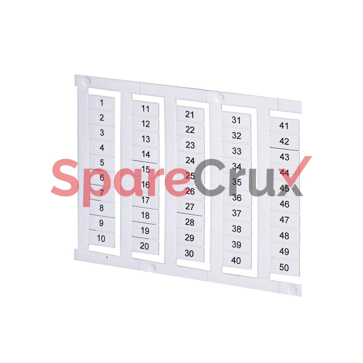 1492-MS8X12H21-30S | ALLEN BRADLEY | Marker Card, Horizontal, Serialized, Numbered 21-30, 8mm X 12mm, 1492 Series
