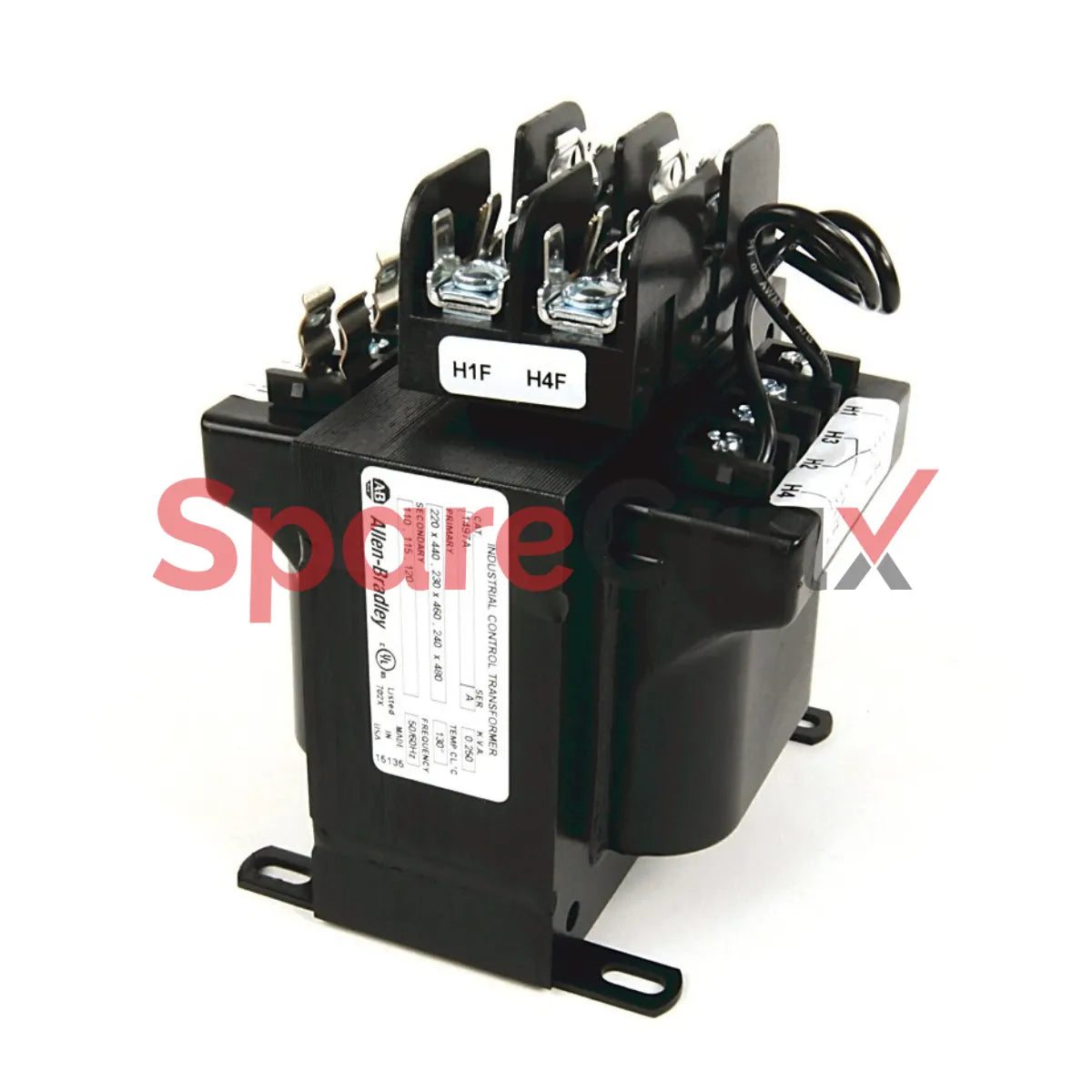 1497A-A6-M8-3-N | ALLEN BRADLEY | Transformateur de circuit de commande, 75 VA, 208/277/380 V (50/60 Hz), blocs de fusibles primaires (2 primaires et 1 secondaire)