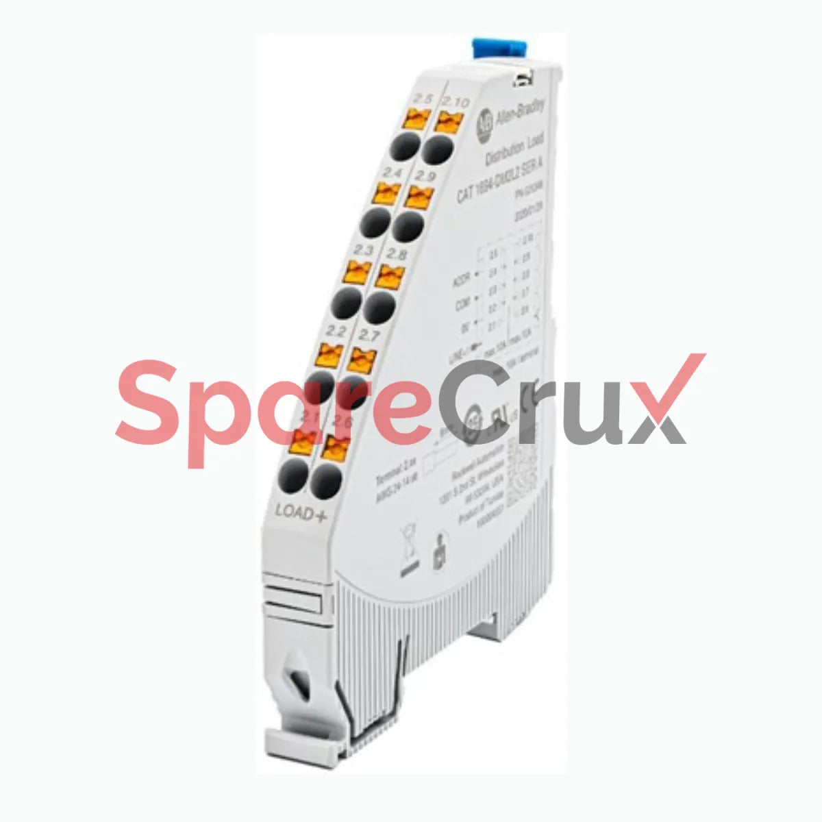 1694-DM2L2 | ALLEN BRADLEY | Module de distribution, 10 bornes, 2 lignes, 4 charges chacune, Imax 20 A