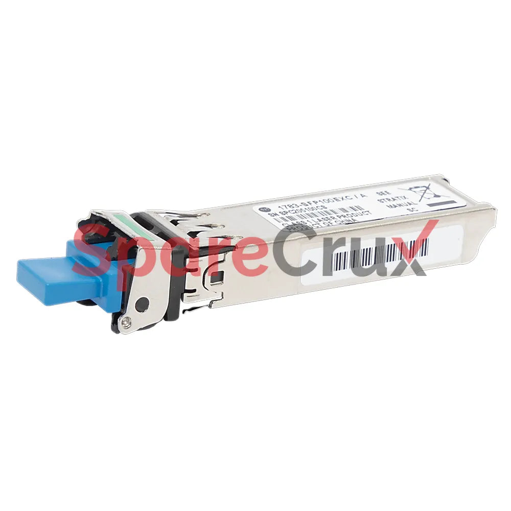 1783-SFP100EXC | ALLEN BRADLEY | 100 Mbps Single-Mode Fiber SFP Module, Extended Temperature, up to 10 km, LC Connector