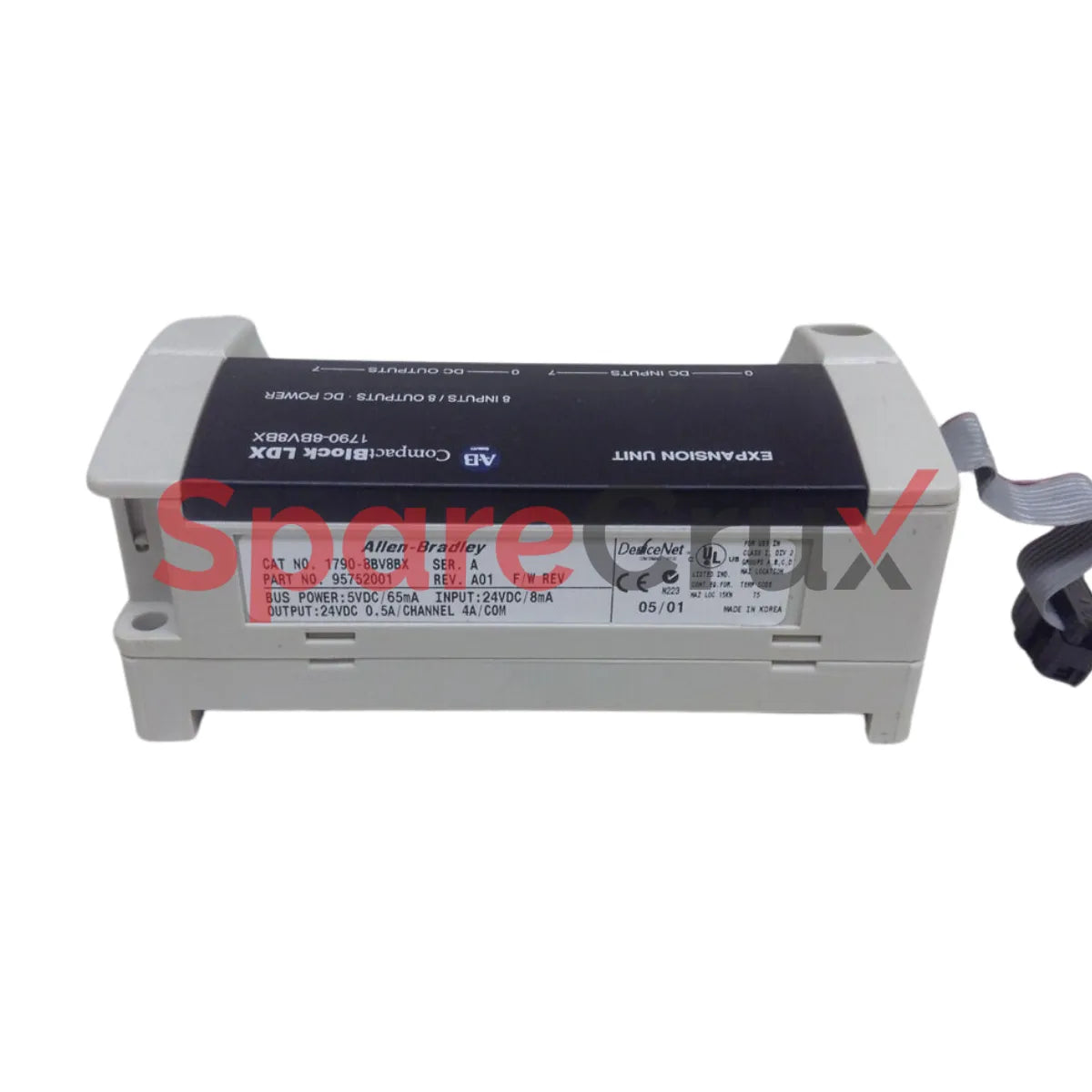 1790-8BV8BX | ALLEN BRADLEY | CompactBlock I/O, 8 canaux d'entrée CC + 8 canaux de sortie CC