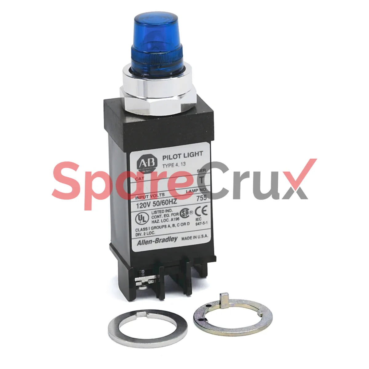 800T-QST24B | ALLEN BRADLEY | 18mm Pilot Light 800T PB