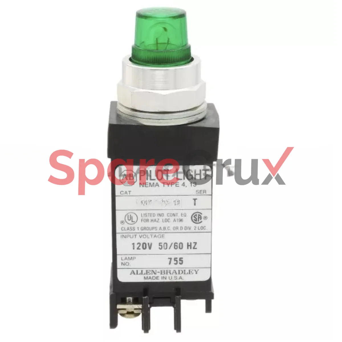 800T-QS24G | ALLEN BRADLEY | Lampe témoin 18 mm 800T PB