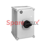 194E-KA80 | ALLEN BRADLEY | Interrupteur de charge 80 A, ouvert - Base/rail DIN, 90°, 3 pôles