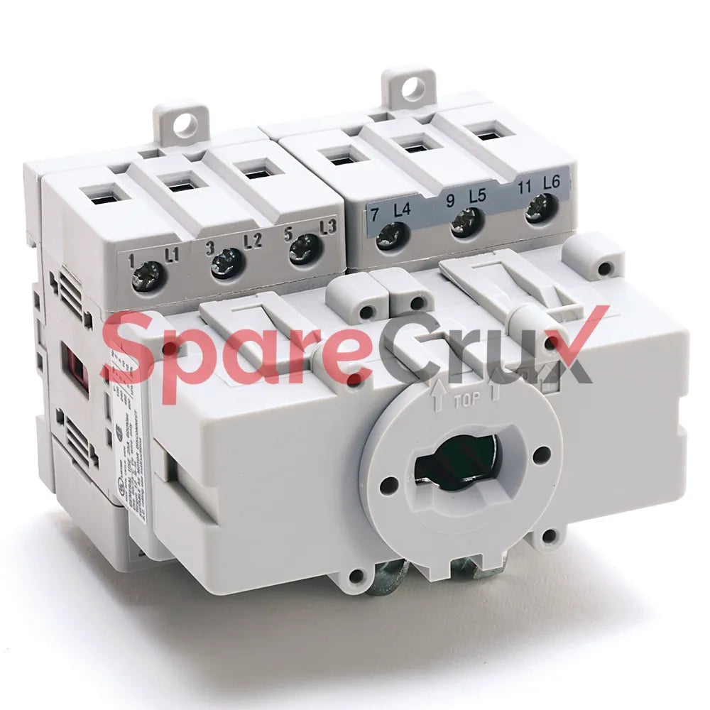 194E-A32-1753-6G | ALLEN BRADLEY | 32A, 3-Pole, Non-Fusible Disconnect Switch, Direct Operated, with 6 Ground Fault Contacts