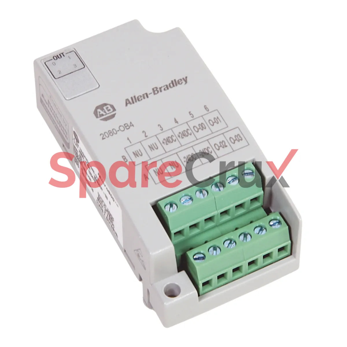 2080-OB4 | ALLEN BRADLEY | Micro800 4-Channel 12/24V DC Sink Output Plug-In Module