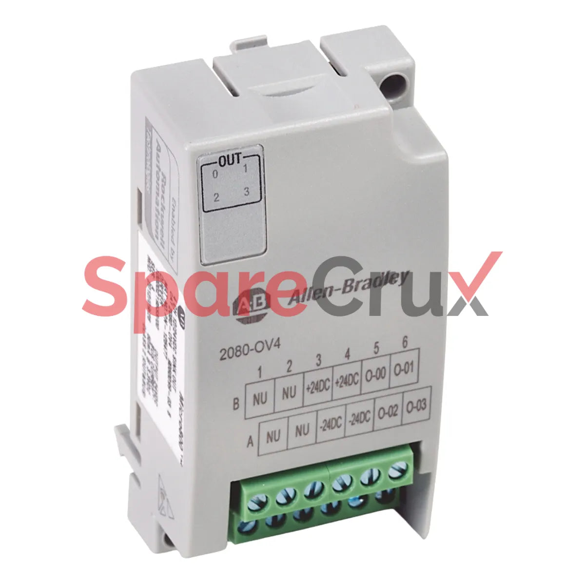 2080-OV4 | ALLEN BRADLEY | Micro800 4-Channel 12/24V DC Source Output Plug-In Module