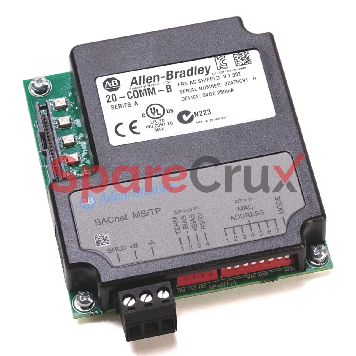 20-COMM-B | ALLEN BRADLEY | Adaptateur BACnet/MSTP de classe d'architecture PowerFlex