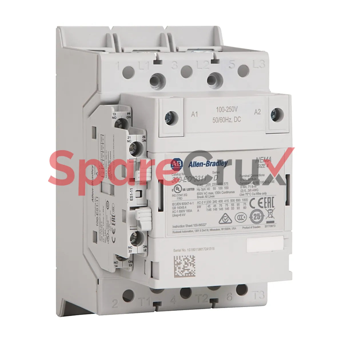 300-EOEN9311 | ALLEN BRADLEY | NEMA Size 4 Contactor Bus Bar Conn PLC