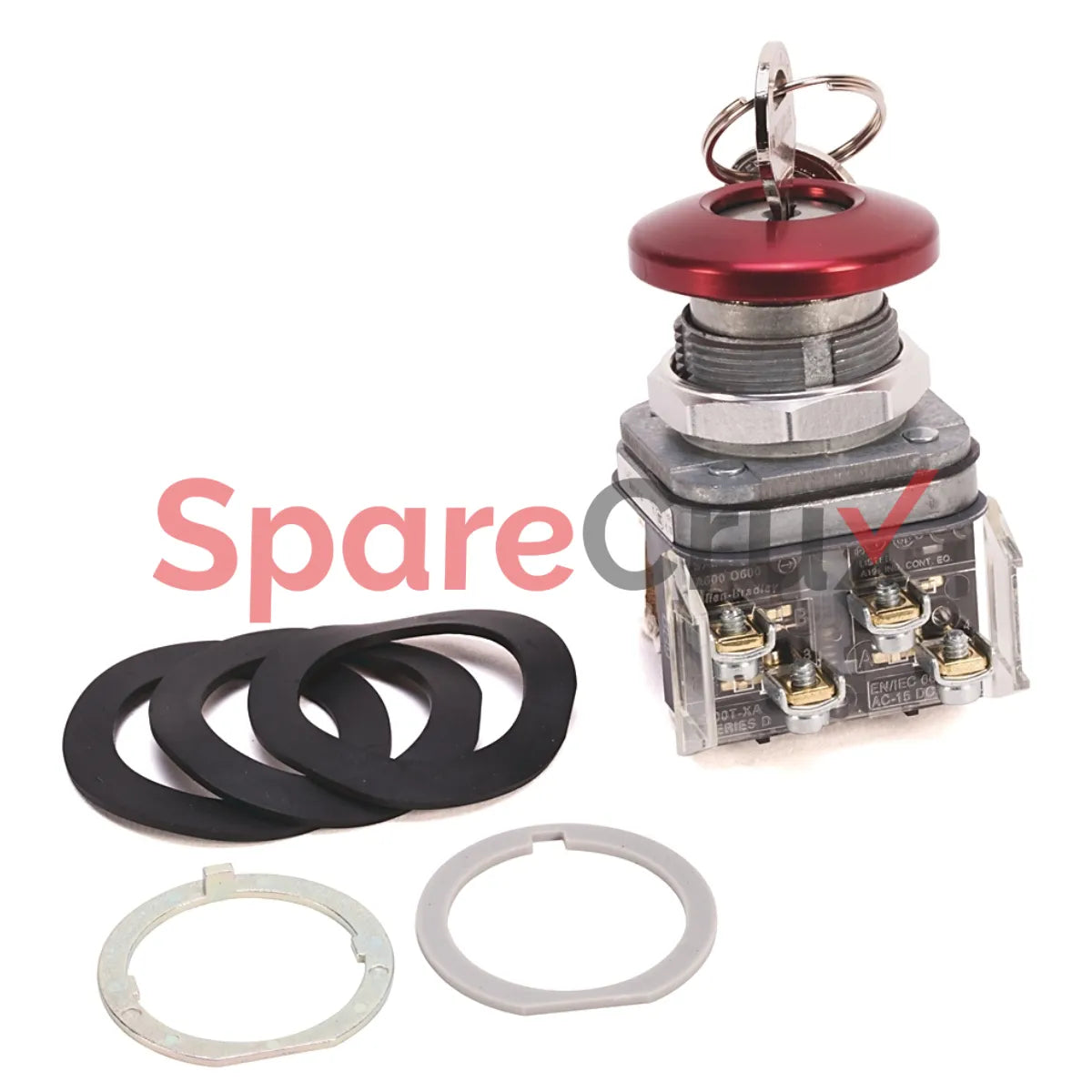 800T-E1544M6A | ALLEN BRADLEY | 30 mm Cyl Lock Push-Button 800T PB