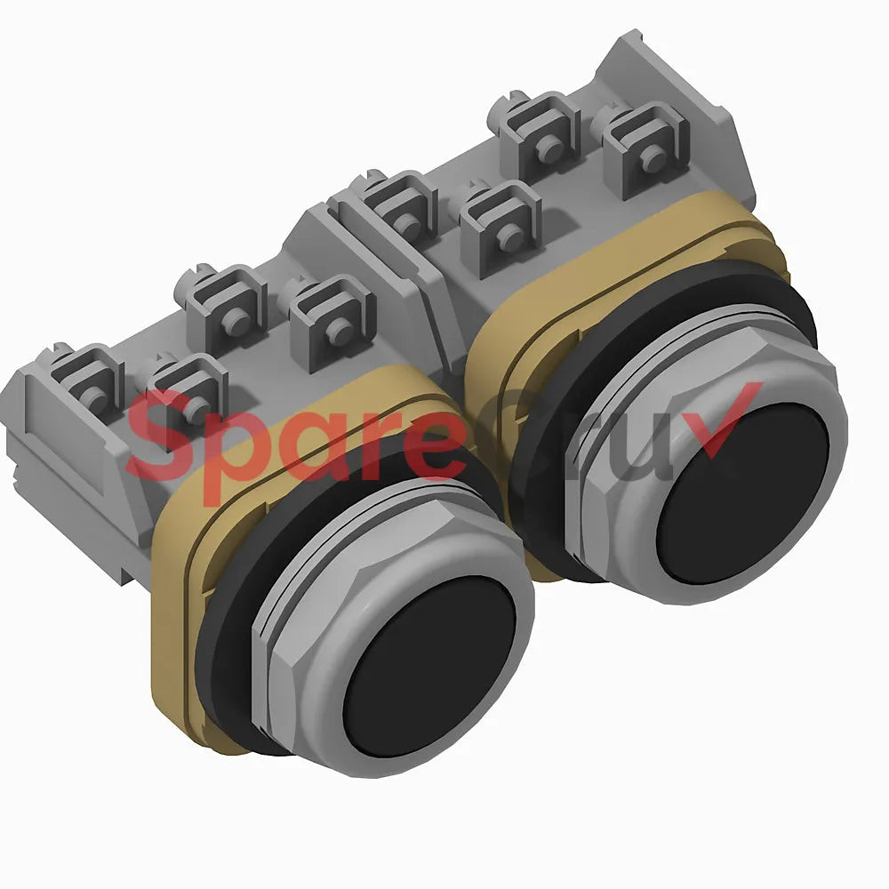 800T-FZA22F | ALLEN BRADLEY | Bouton-poussoir double 30 mm 800T PB