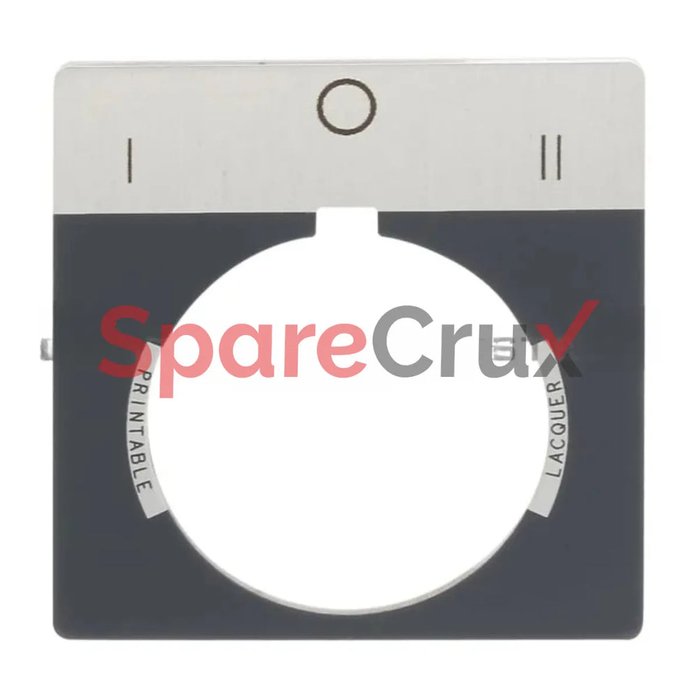 800T-X643 | ALLEN BRADLEY | Plaque de légende 30 mm pour 800T IO II