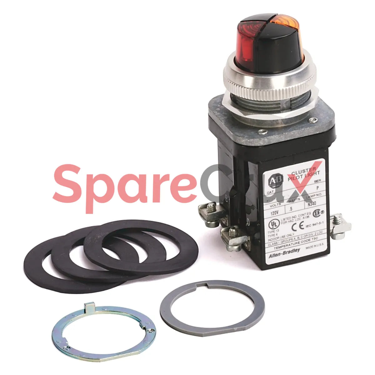 800T-PCL216XRXA | ALLEN BRADLEY | 30mm Pilot Light 800T PB