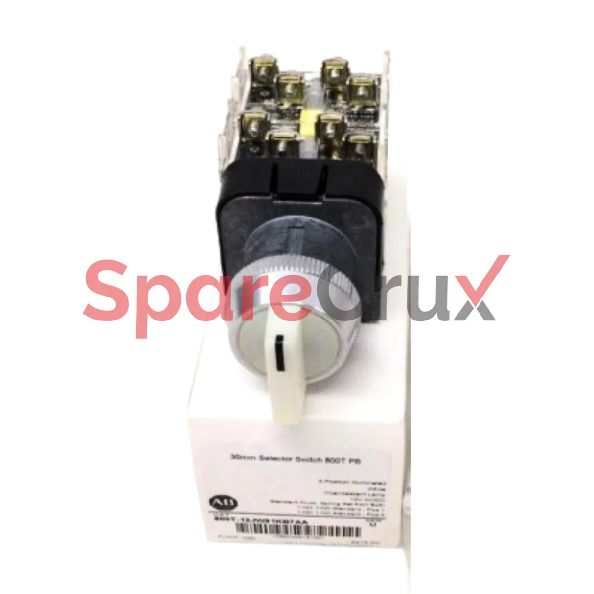800T-12JW91KB7AA | ALLEN BRADLEY | 30mm Selector Switch 800T PB White