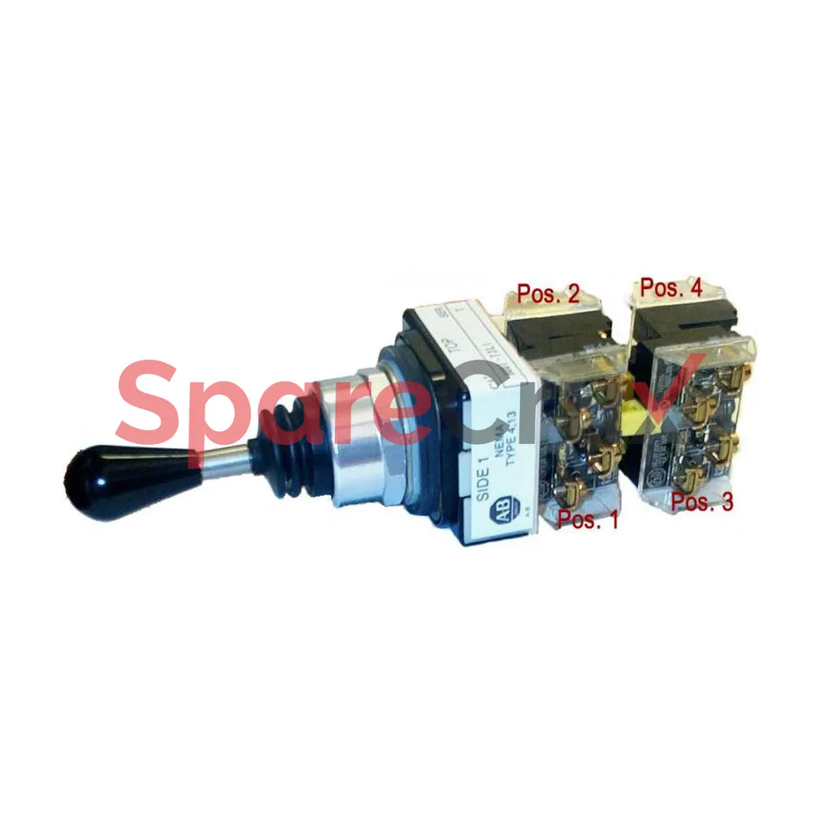 800TC-T4T8AAAA | ALLEN BRADLEY | 30mm Toggle Switch 800T PB