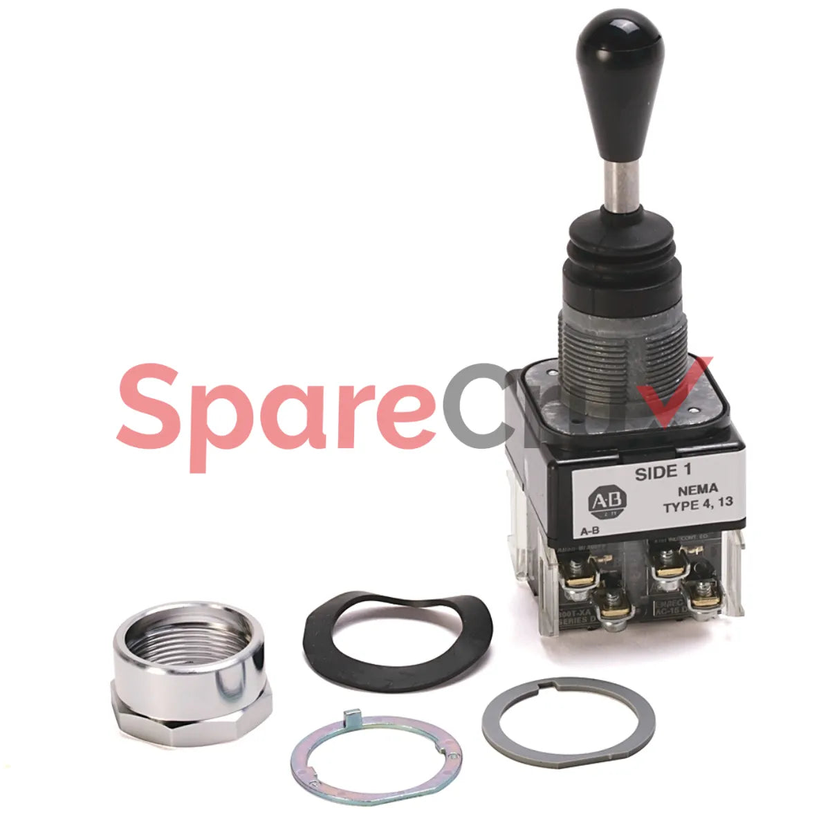 800T-T4R8AAXX | ALLEN BRADLEY | 30mm Toggle Switch 800T PB