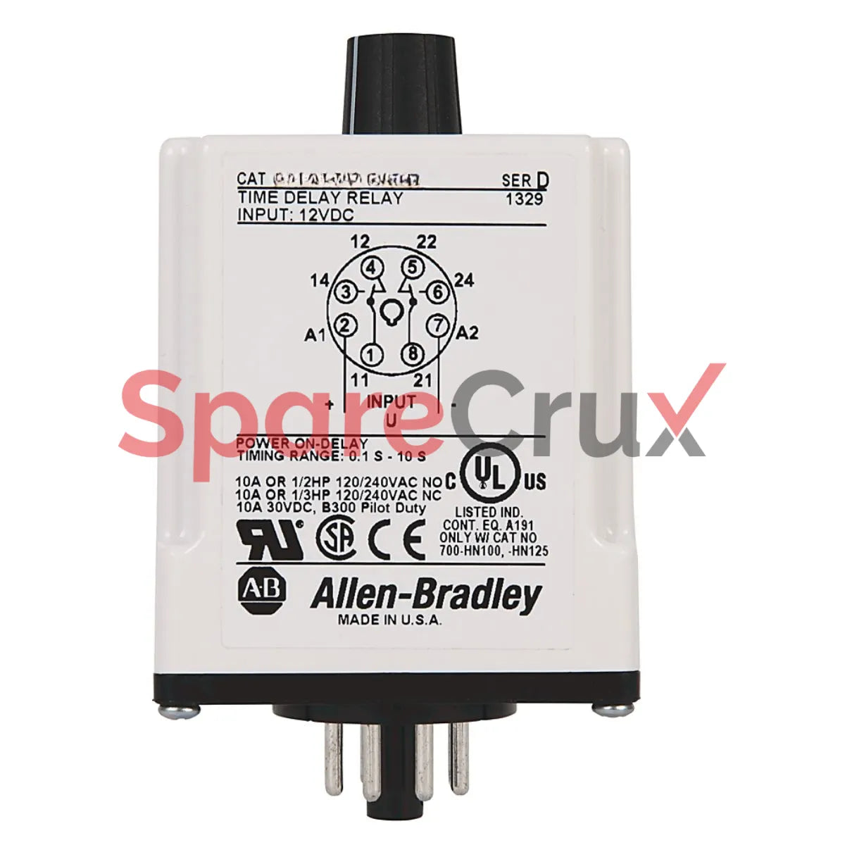 700-HTF12450MU120 | ALLEN BRADLEY | Tube Base Timing Relay