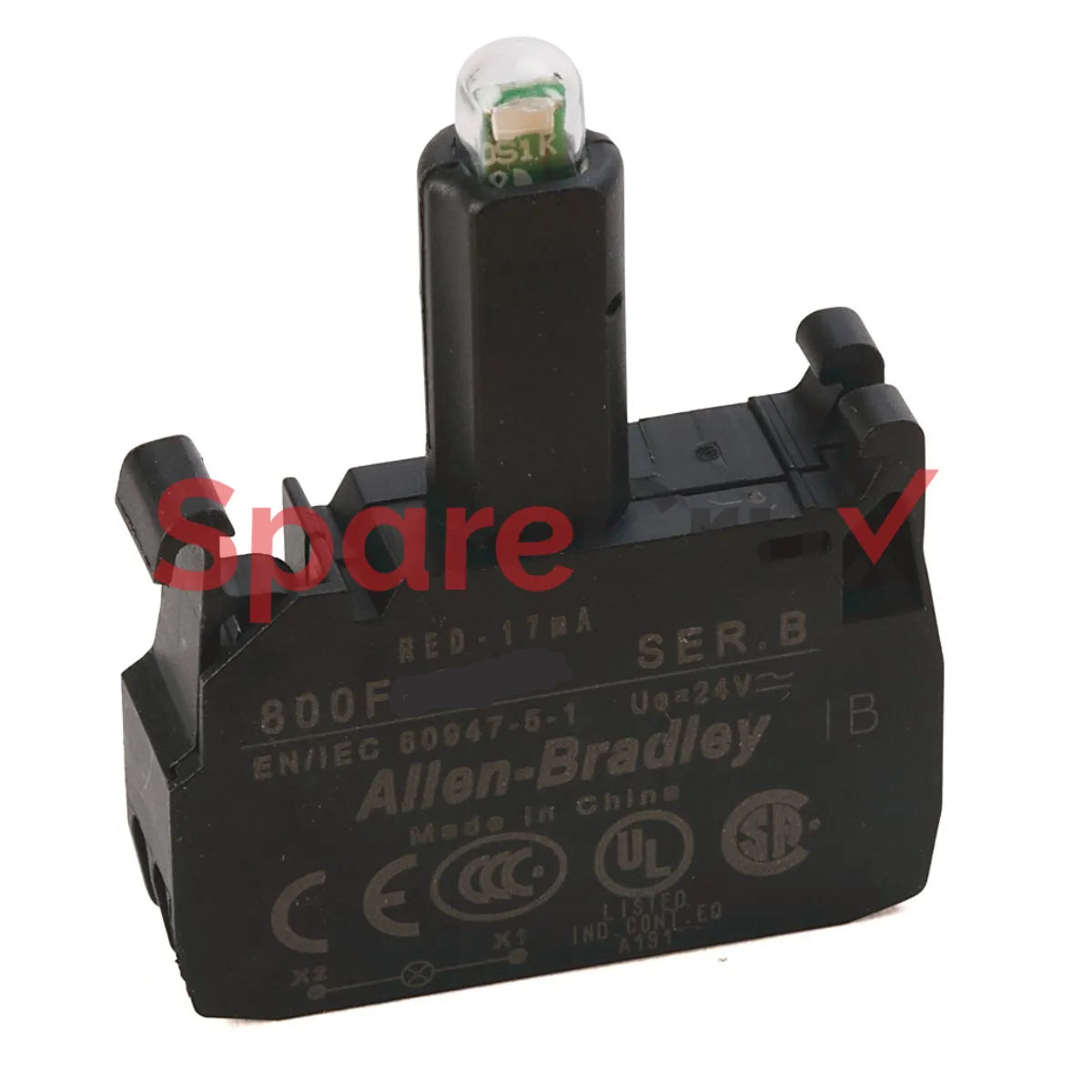 800F-Q3R | ALLEN BRADLEY | 22mm LED Module 800F PB