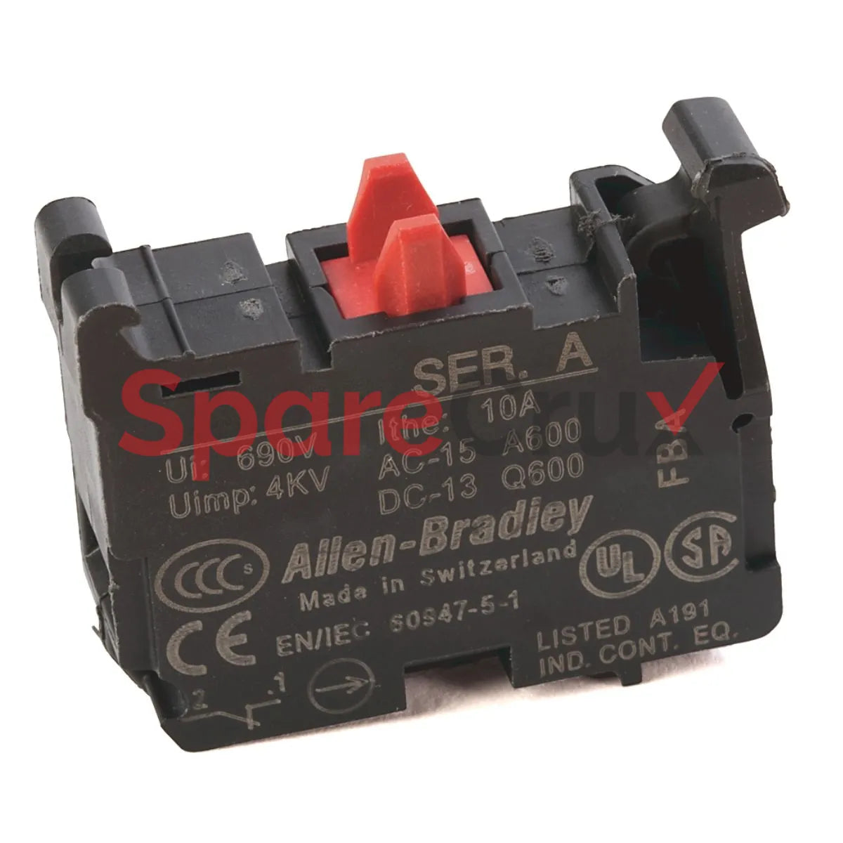 800F-X01B | ALLEN BRADLEY | 22mm Contact Block 800F PB