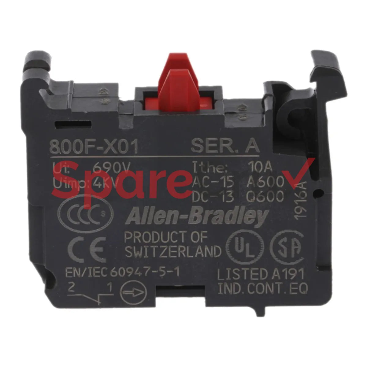 800F-NX-X01 | ALLEN BRADLEY | BLOC DE CONTACT NF